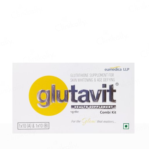 Glutavit Skin Whitening & Age Defying Health Supplement Combo Kit
