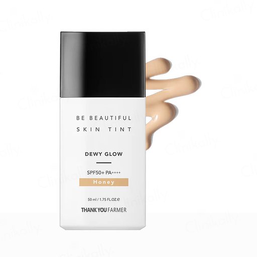 Thank You Farmer Be Beautiful Skin Tint Dewy Glow Moisturiser Sunscreen SPF 50 PA++++ (Honey)