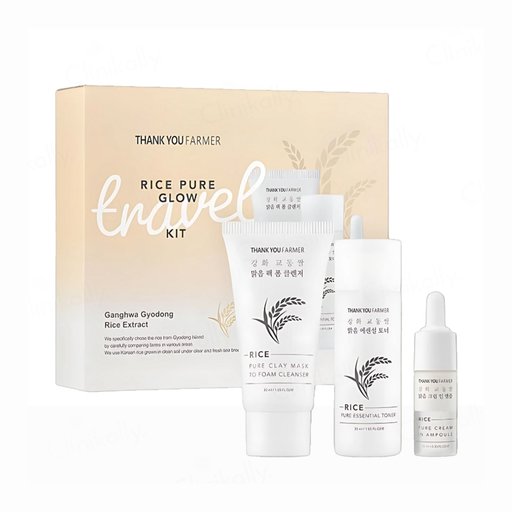 Thank You Farmer Rice Pure Glow Travel Kit
