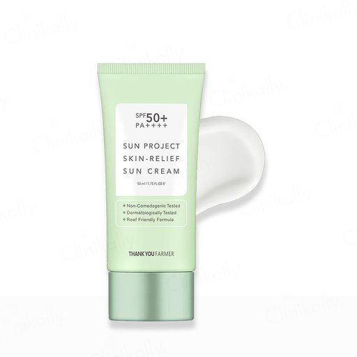 Thank You Farmer Sun Project Skin-Relief Sun Cream Sunscreen SPF 50+ PA++++
