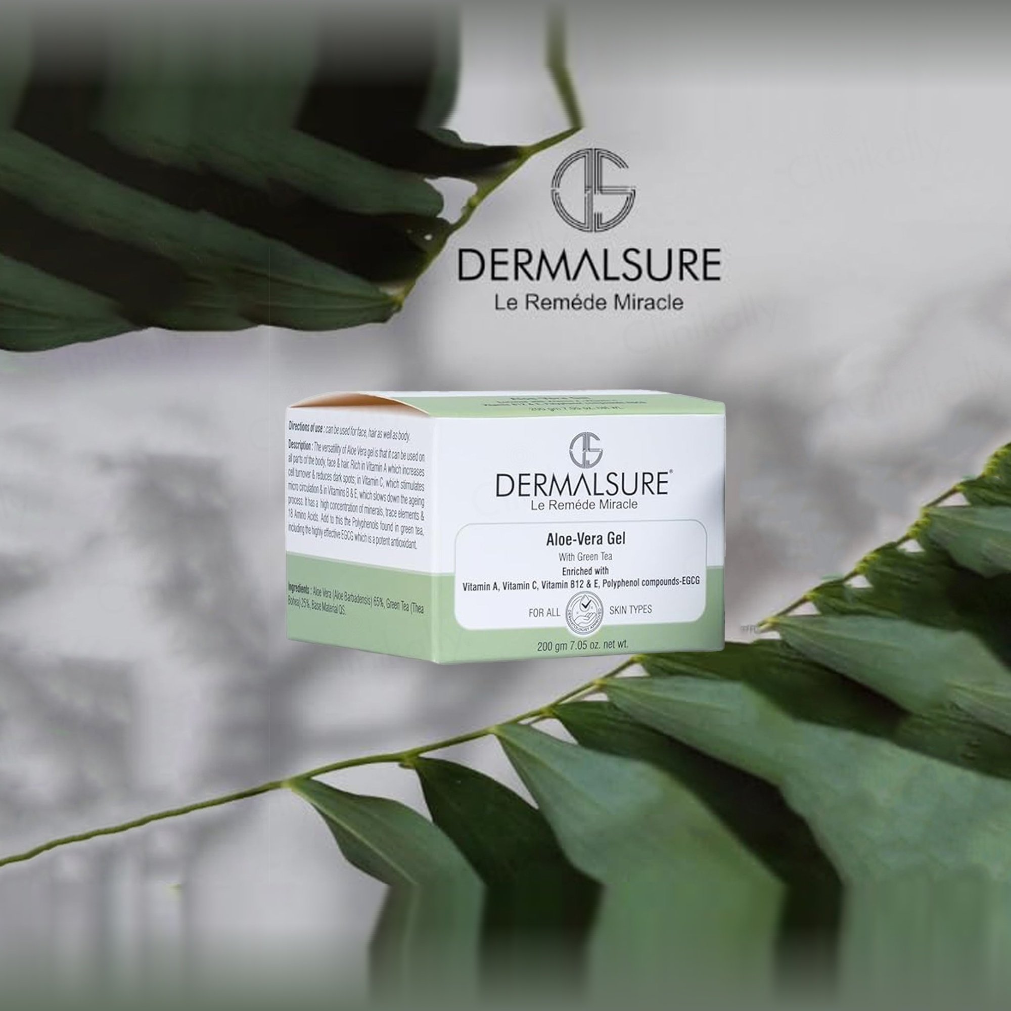 Buy Dermalsure Aloe Vera & Green Tea Gel Online at Best Price