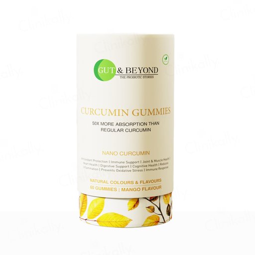 Gut & Beyond Nano Curcumin Gummies - Mango Flavour