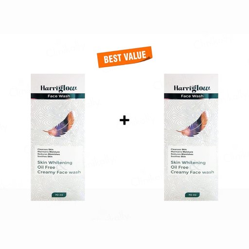 Harriglow Skin Whitening Oil Free Creamy Face Wash