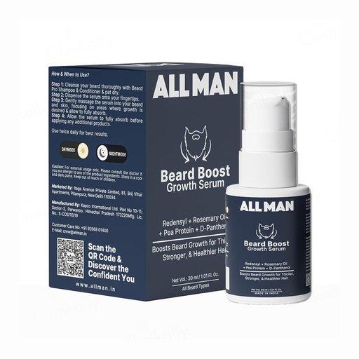 ALL MAN Beard Boost Growth Serum