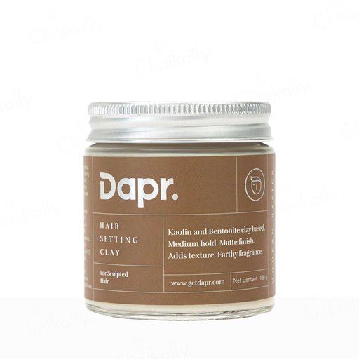 Dapr. Hair Setting Clay For Sculpted Hair