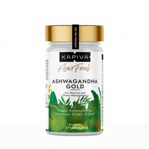 Kapiva Ashwagandha Gold Capsule For Stamina & Stress Management