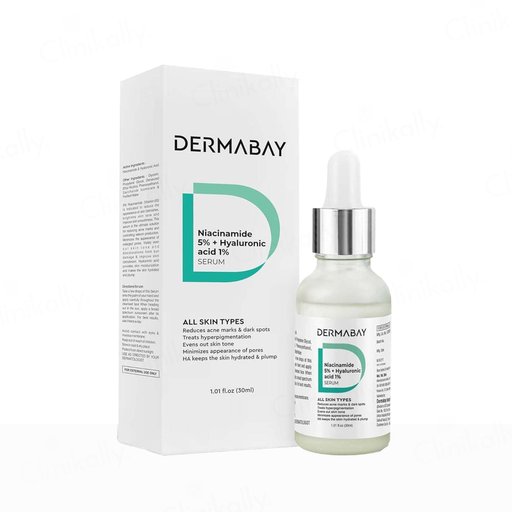 Dermabay 5% Niacinamide + 1% Hyaluronic Acid Face Serum