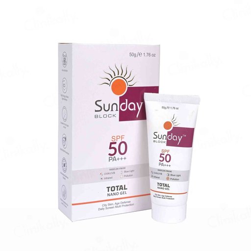 Sunday Block Total Nano Gel Sunscreen SPF 50 PA+++