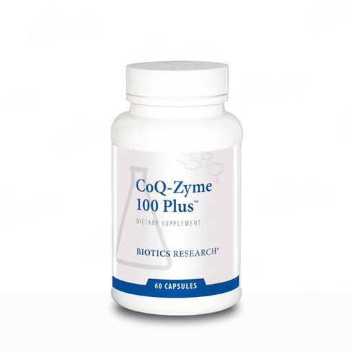 Biotics Research CoQ-Zyme 100 Plus Dietary Supplement Softgel Capsule