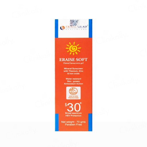 Eraise Soft Tinted Mineral Sunscreen Gel SPF 30+