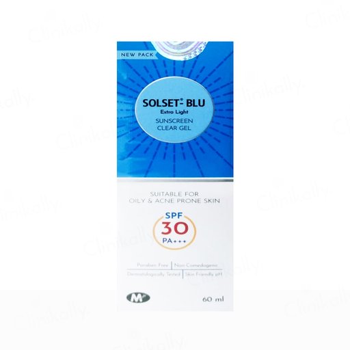 Solset-Blue Extra Light Sunscreen Clear Gel