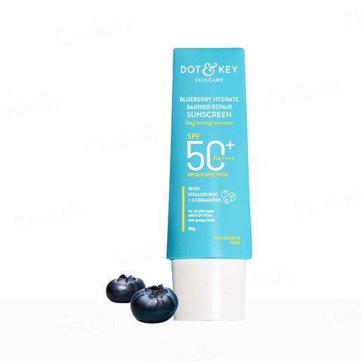 Dot & Key Blueberry Hydrate Barrier Repair Long Lasting Moisture Sunscreen SPF 50+ PA++++