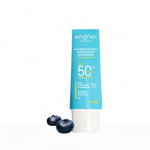Dot & Key Blueberry Hydrate Barrier Repair Long Lasting Moisture Sunscreen SPF 50+ PA++++