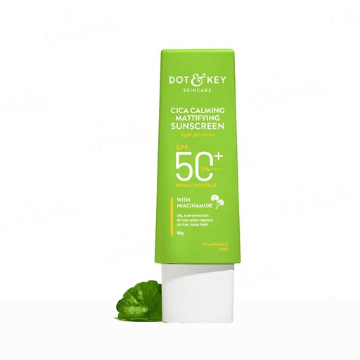 Dot & Key Cica Calming Mattifying Light Gel Cream Sunscreen SPF 50+ PA++++
