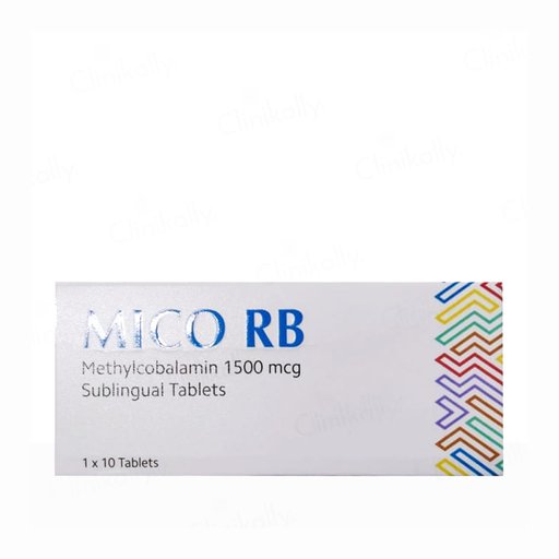 Mico RB Methylcobalamin 1500mcg Sublingual Tablet