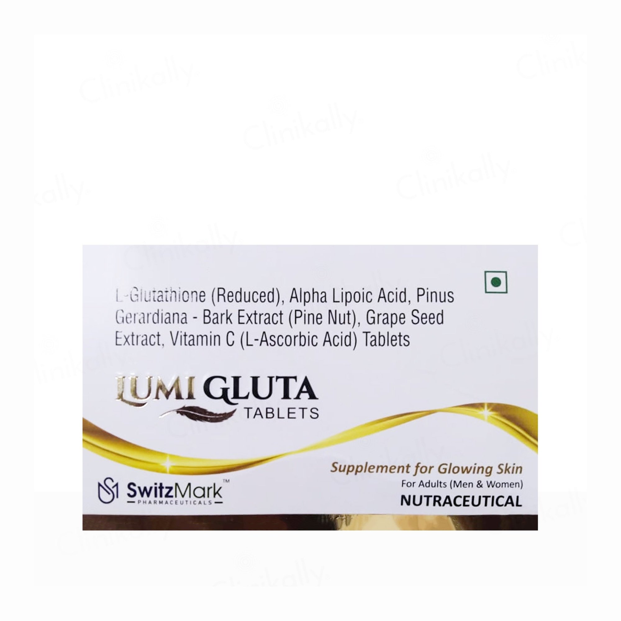 Buy Lumigluta Nutraceutical Supplement Tablet For Glowing Skin Online at Best Price