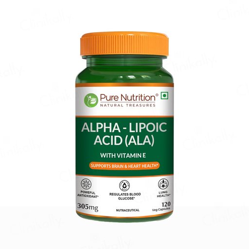 Pure Nutrition Alpha-Lipoic Acid (ALA) 305mg Veg Capsule