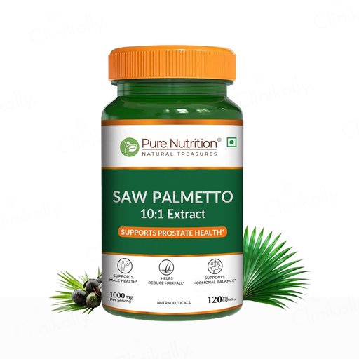 Pure Nutrition Saw Palmetto 1000mg Veg Capsule