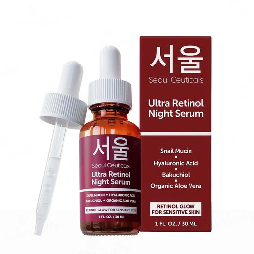 SeoulCeuticals Ultra Retinol Night Face Serum For Sensitive Skin