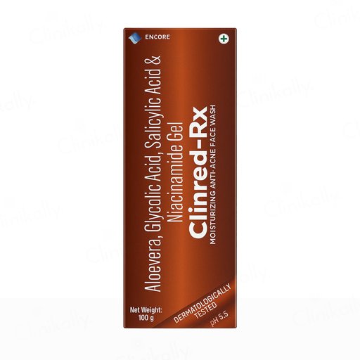 Clinred-Rx Moisturizing Anti-Acne Face Wash