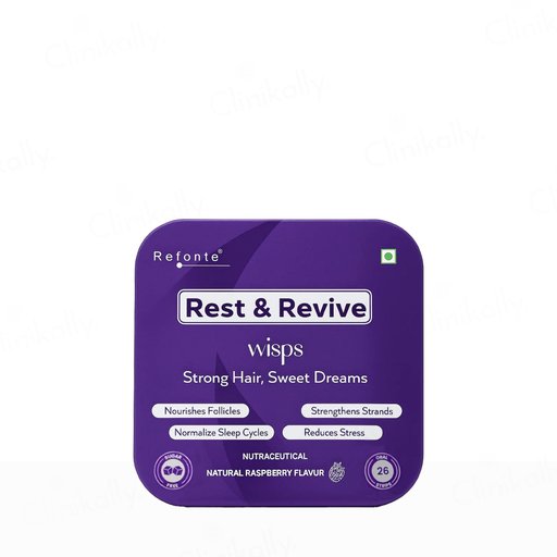 Refonte Rest & Revive Wisps Nutraceutical Oral Strips - Natural Raspberry Flavour
