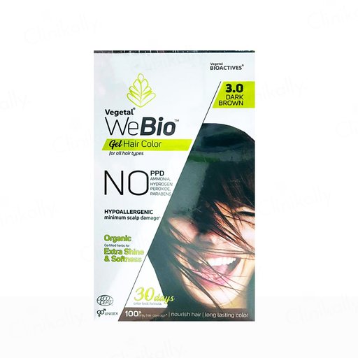 Vegetal WeBio Get Hair Colour For All Hair Types - 3.0 Dark Brown