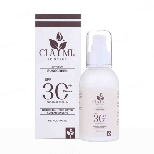 Claymi Sunglow Broad Spectrum Sunscreen SPF 30+ PA+++