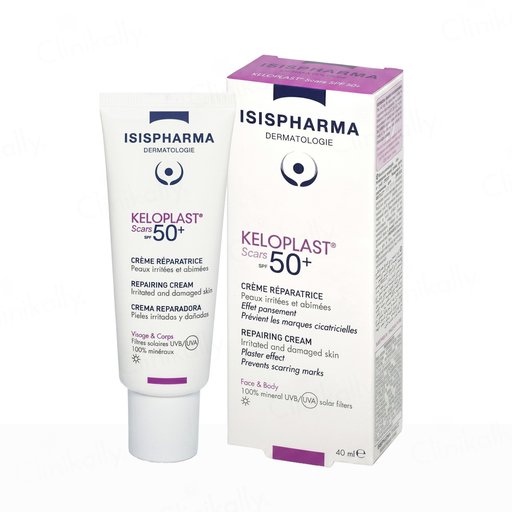 Isispharma Keloplast Scars Repairing Cream SPF 50+