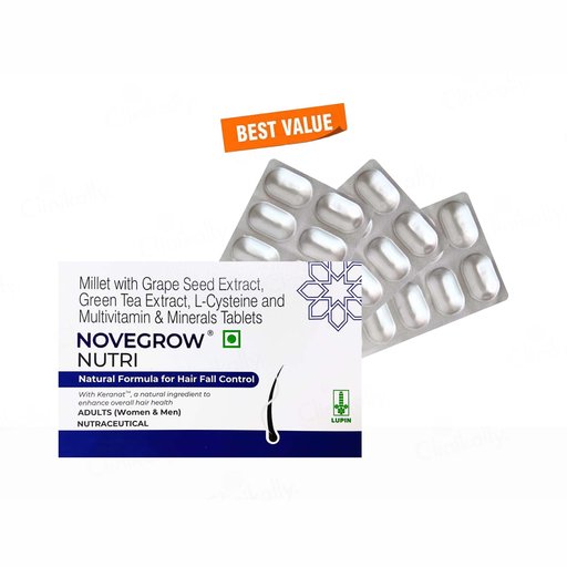 Novegrow Nutri Hair Fall Control Nutraceutical Tablet