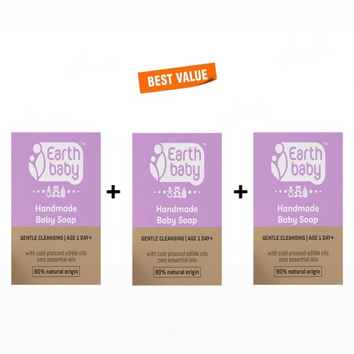 Earth Baby Handmade Gentle Cleansing Baby Soap (Age 1 Day+)
