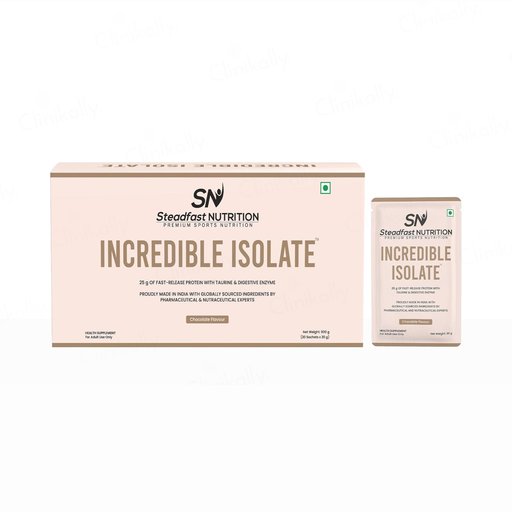 Steadfast Nutrition Incredible Isolate Recovery Whey Protein Isolate Sachet
