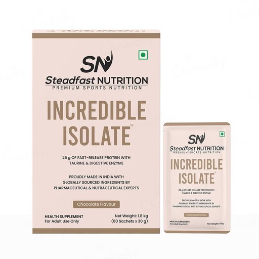 Steadfast Nutrition Incredible Isolate Recovery Whey Protein Isolate Sachet