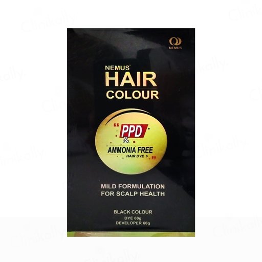 Nemus PPD & Ammonia Free Hair Colour - Black