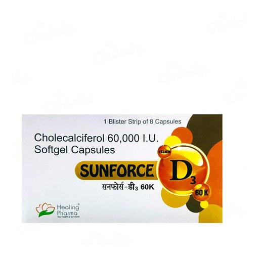 Sunforce D3 60000 IU Softgel Capsule