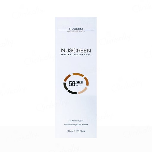 Nuscreen Matte Sunscreen Gel SPF 50+ PA++++
