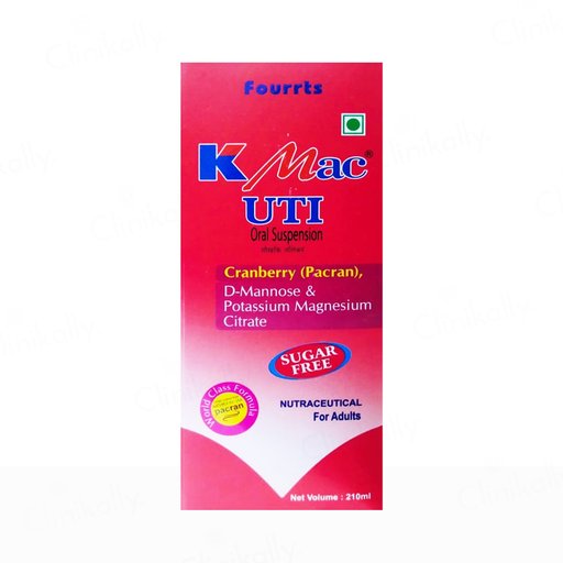 K-Mac UTI Sugar Free Nutraceutical Oral Suspension For Adults