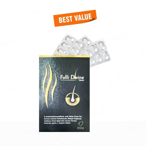 Folli Divine Hair Growth Supplement Tablet