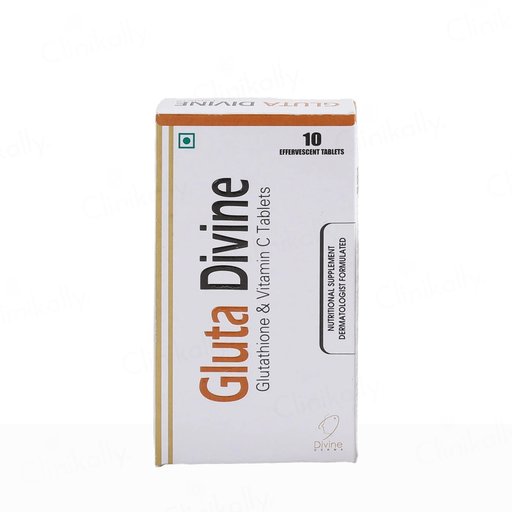 Buy Gluta Divine Glutathione & Vitamin C Effervescent Tablet Online at Best Price