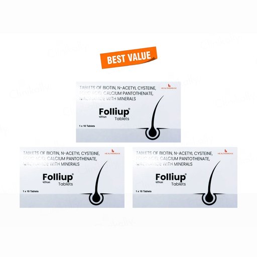 Folliup Hair Growth Supplement Tablet