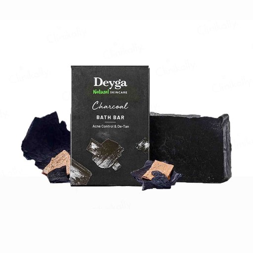 Deyga Charcoal Bath Bar For Acne Control & De-Tan