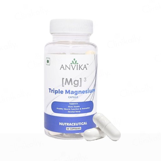 Anvika Mg3 Triple Magnesium Nutraceutical Capsule