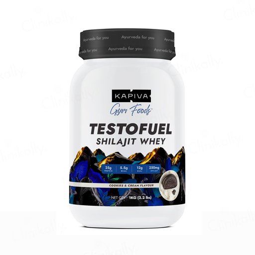 Kapiva Testofuel Shilajit Whey Protein Powder