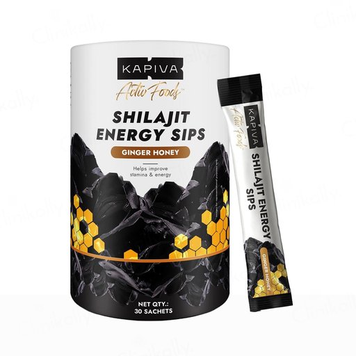 Kapiva Shilajit Energy Sips - Ginger Honey