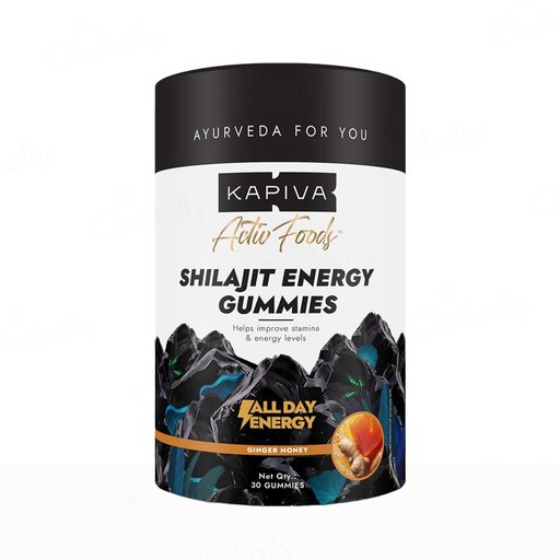 Kapiva Shilajit Energy Gummies - Ginger Honey