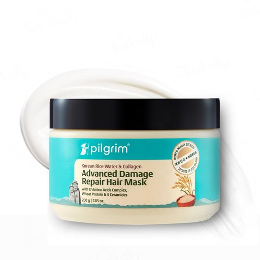 Pilgrim Korean Rice Water & Collagen Advanced Damaged Repair Hair Mask