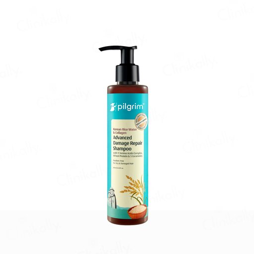 Pilgrim Korean Rice Water & Collagen Advanced Damaged Repair Shampoo