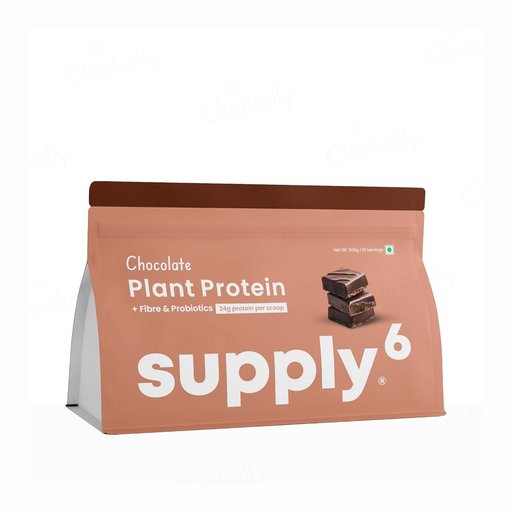 Supply6 Fiber & Probiotics Plant Protein Powder