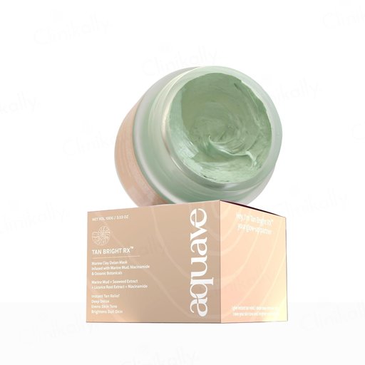 Aquave Tan Bright RX Marine Clay Detan Face Mask