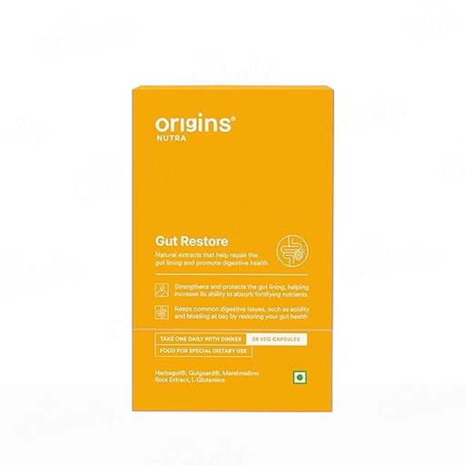 Origins Nutra Gut Restore Nutraceutical Veg Capsule
