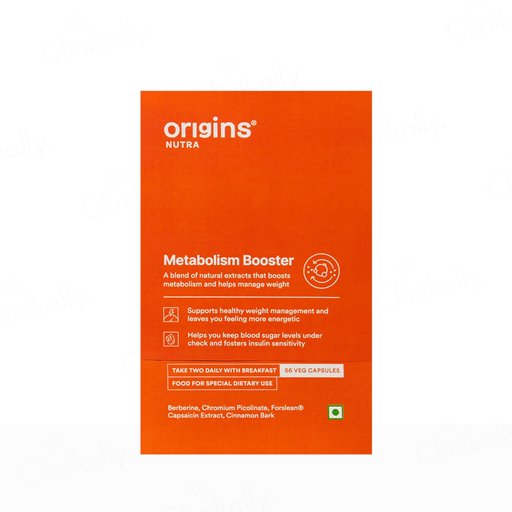 Origins Nutra Metabolism Booster Nutraceutical Veg Capsule